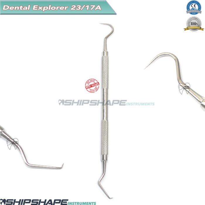 Explorer 23/17A Dental Tartar Remover Scaler Double Ended Hygiene Instrument CE-0