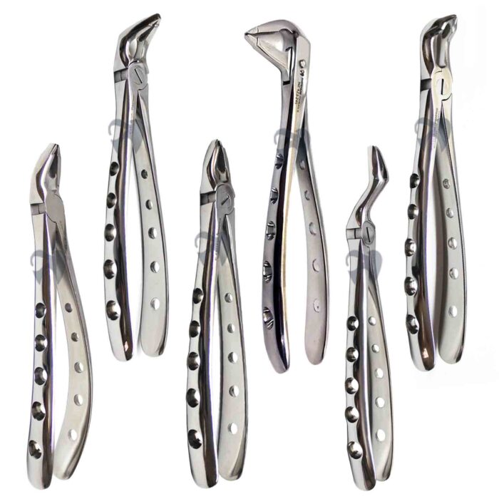 Dental Atraumatic Tooth Extraction Forceps Set | Professional Instruments for Minimally Invasive Extractions
