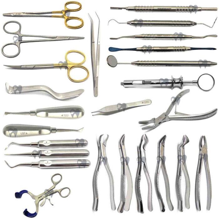 Dental Oral Surgery Instruments Kit – Professional Surgical Set for Extractions & Minor Procedures