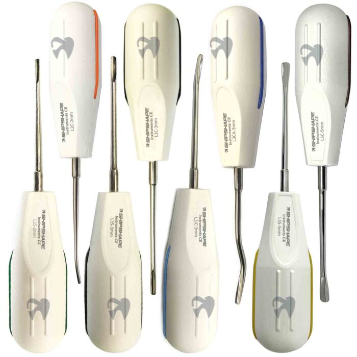 Luxating Elevator Dental Instrument Set – Autoclavable Acrylic Handle, Extraction Tool