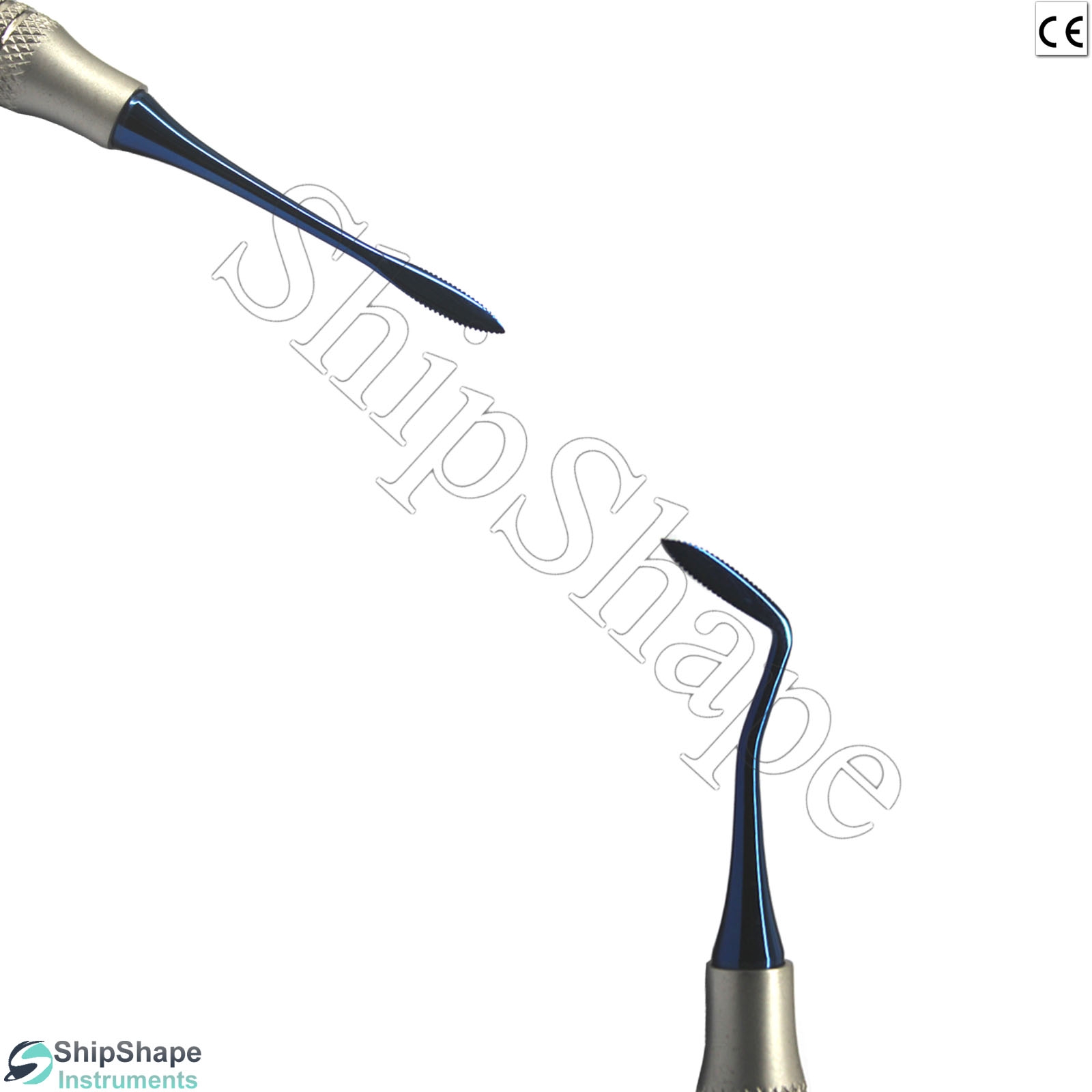 Periotomes Implant Placement Titanium-Coated PDL Micro Serrated Tps Dental Instruments-771