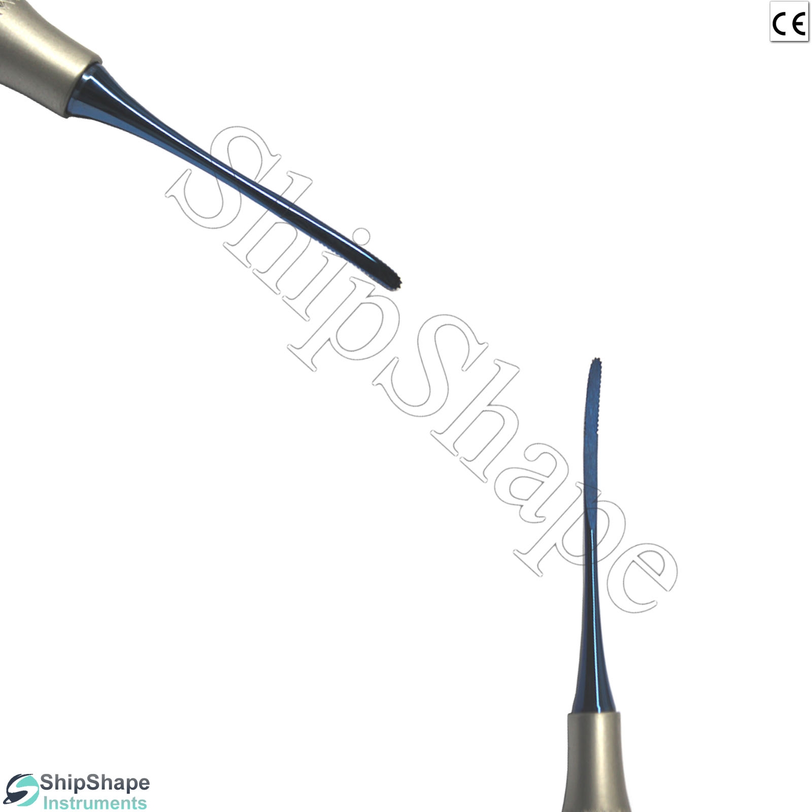 Periotomes Implant Placement Titanium-Coated PDL Micro Serrated Tps Dental Instruments-775