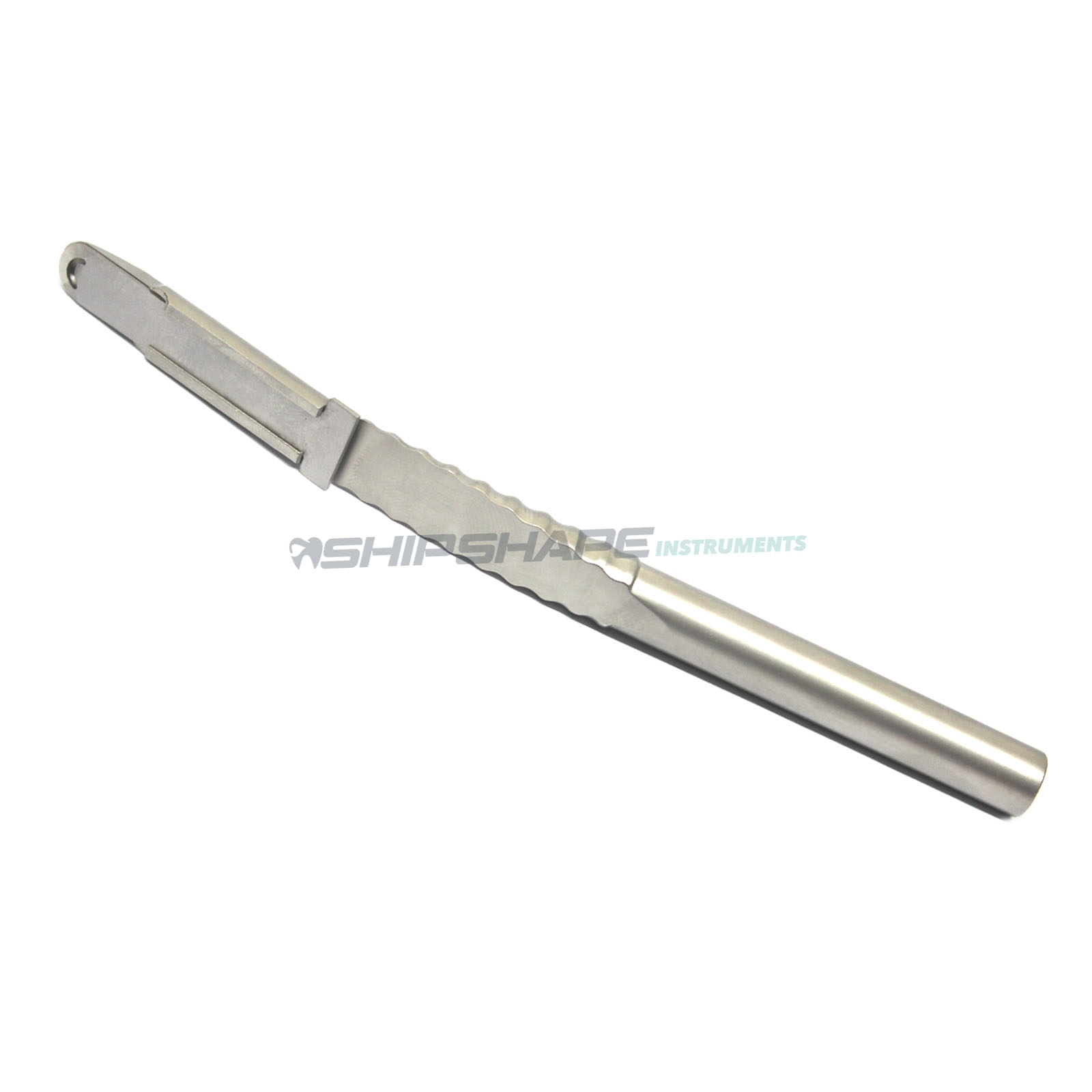Dental Implant Bone Scraper Curved Grafting Bone Surgery Instrument Stainless Steel Tool Surgical Collector (Included 1 Blade)-1238