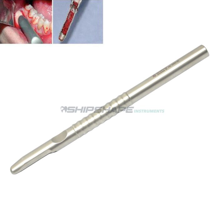 Dental Implant Bone Scraper Straight Grafting Bone Surgery Instrument Stainless Steel Tool Surgical Collector-0