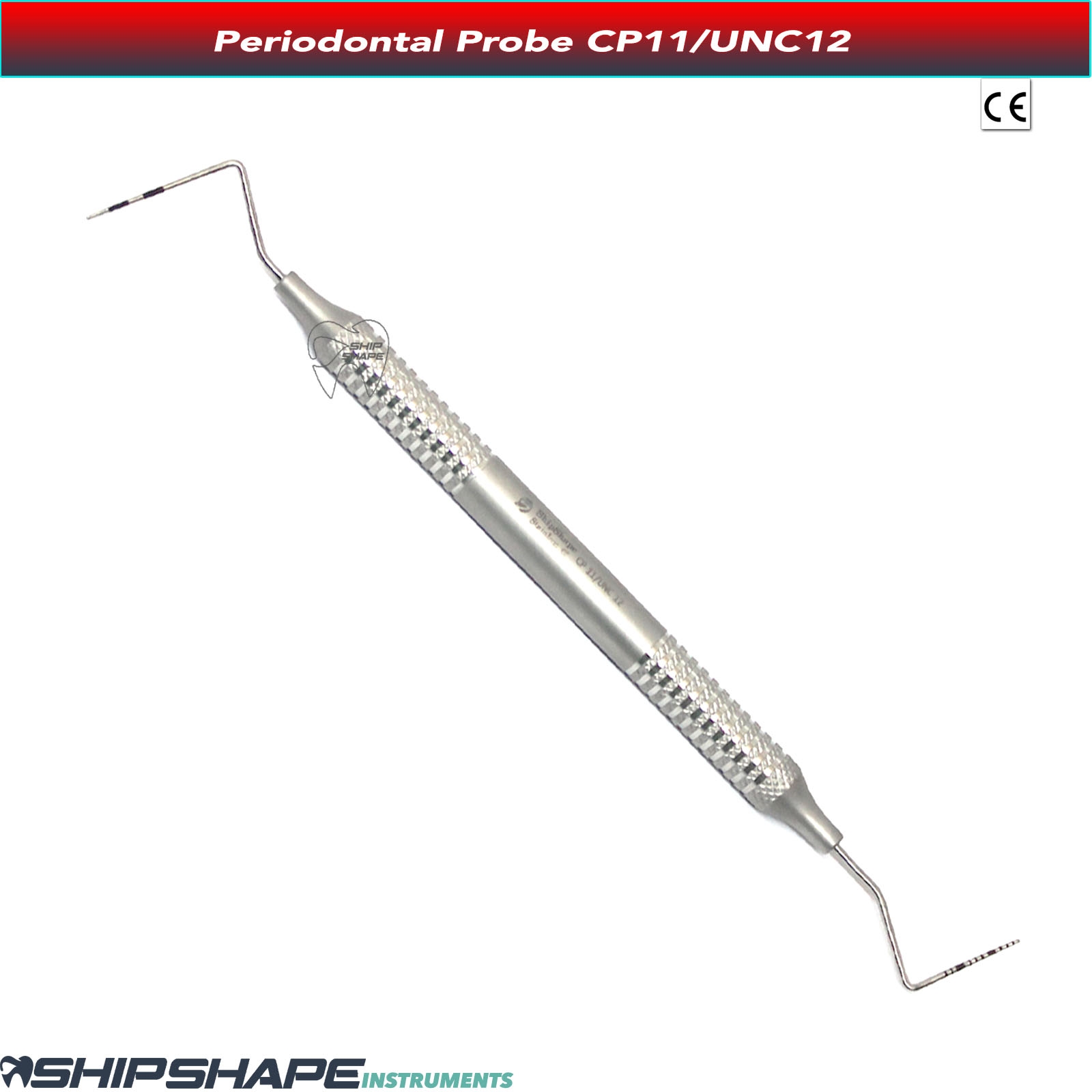 Dental Probe CP11 / UNC12 Color Coded Marking Periodontal Diagnostic | Shipshape Instruments-1361