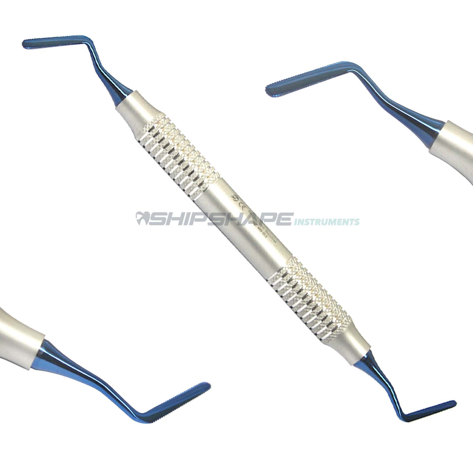 Periotome PT-3 PT-2 Angle Tooth Extraction Titanium Blue Coated-0