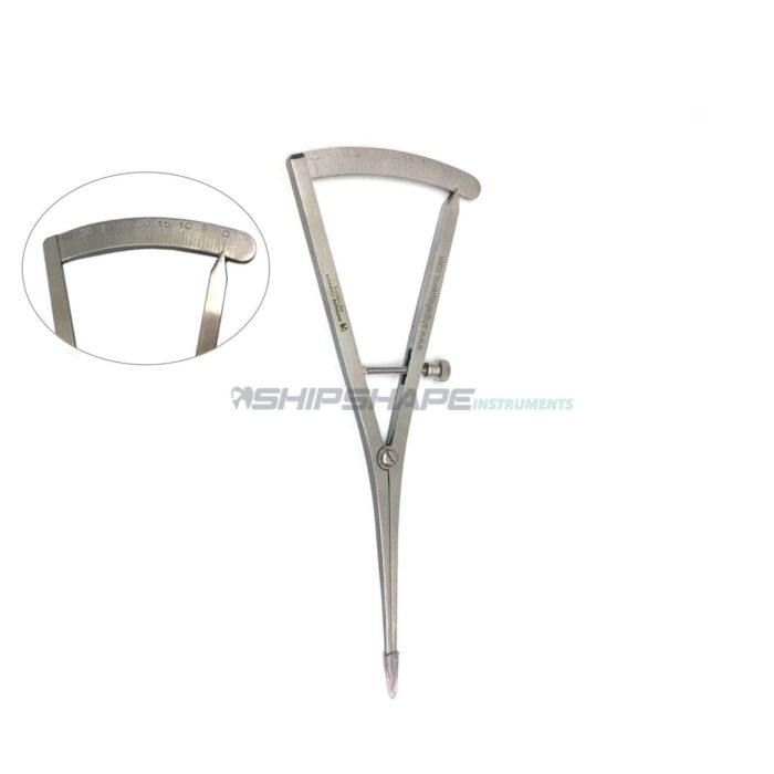 Castroviejo Calliper 40mm Straight 17cm