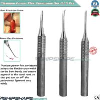 Periotome Atraumatic Periodontal Ligament Tooth Extraction Tools CNC French Tip 