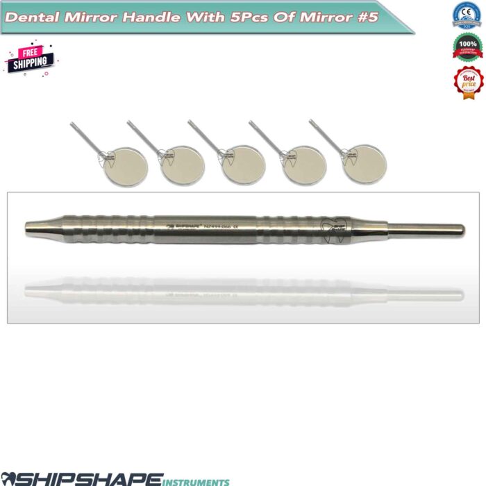 Mirror Handle with 5Pcs Plain Mirrors #5