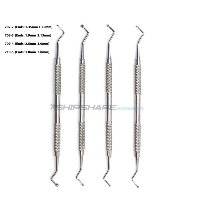 Ball Burnisher Set of 4pcs