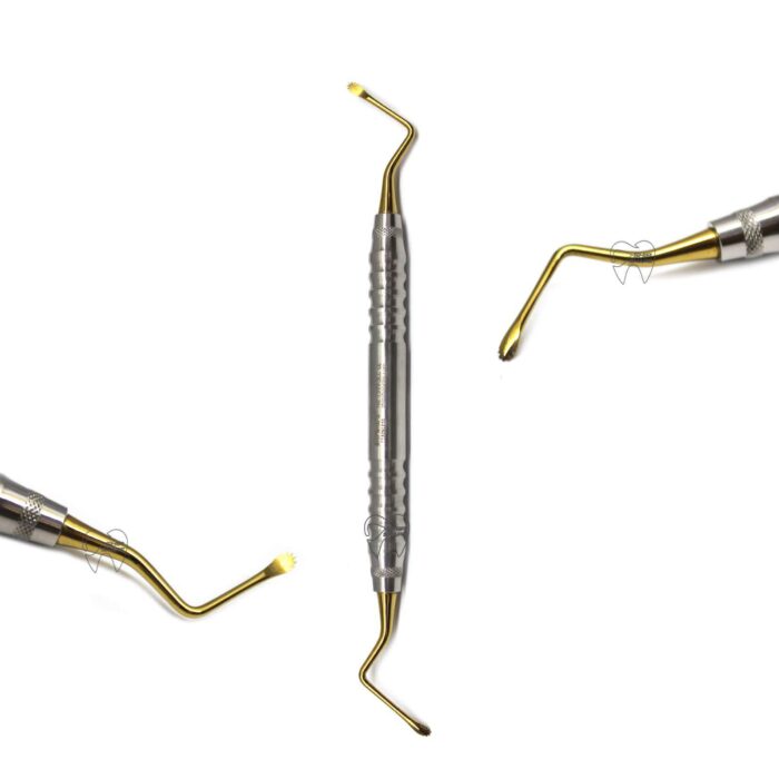 Lucas Curettes Serrated 3mm Titanium coated